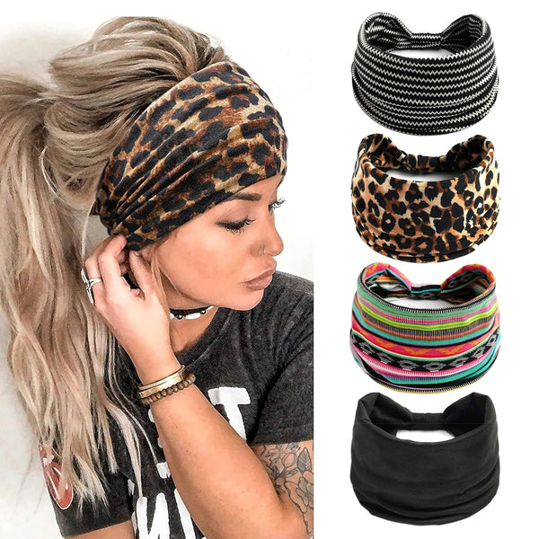 Haarband Damen bunt, Stirnband für Yoga und Sport Hairband, A0568